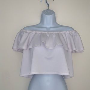 NEW Off Shoulder Crop Top by AQUA (Bloomingdales)